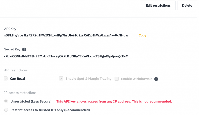 Tanār - De crypto trading bot voor Binance - 24/7 automatisch traden. gemakkelijk, snel en veilig.